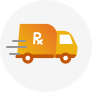 Rx delivery truck